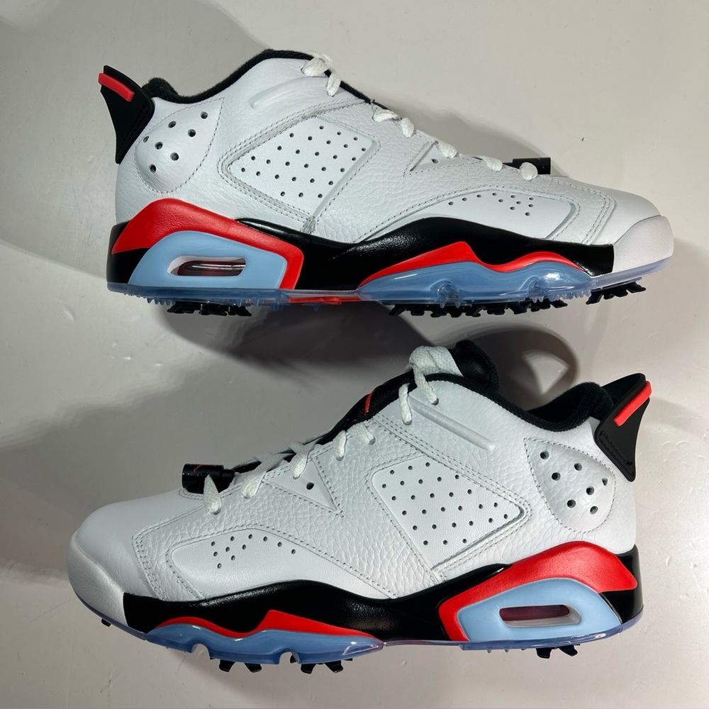 Jordan 6 Low White Infrared Men’s Size 8 GOLF SHOES DV1376-106 Brand New No Box